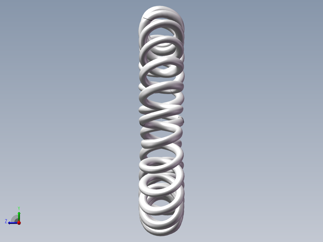 圆环弹簧右视图