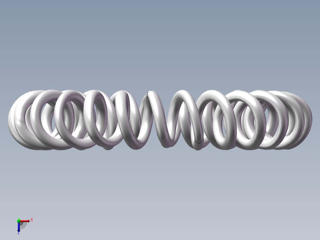 圆环弹簧俯视图