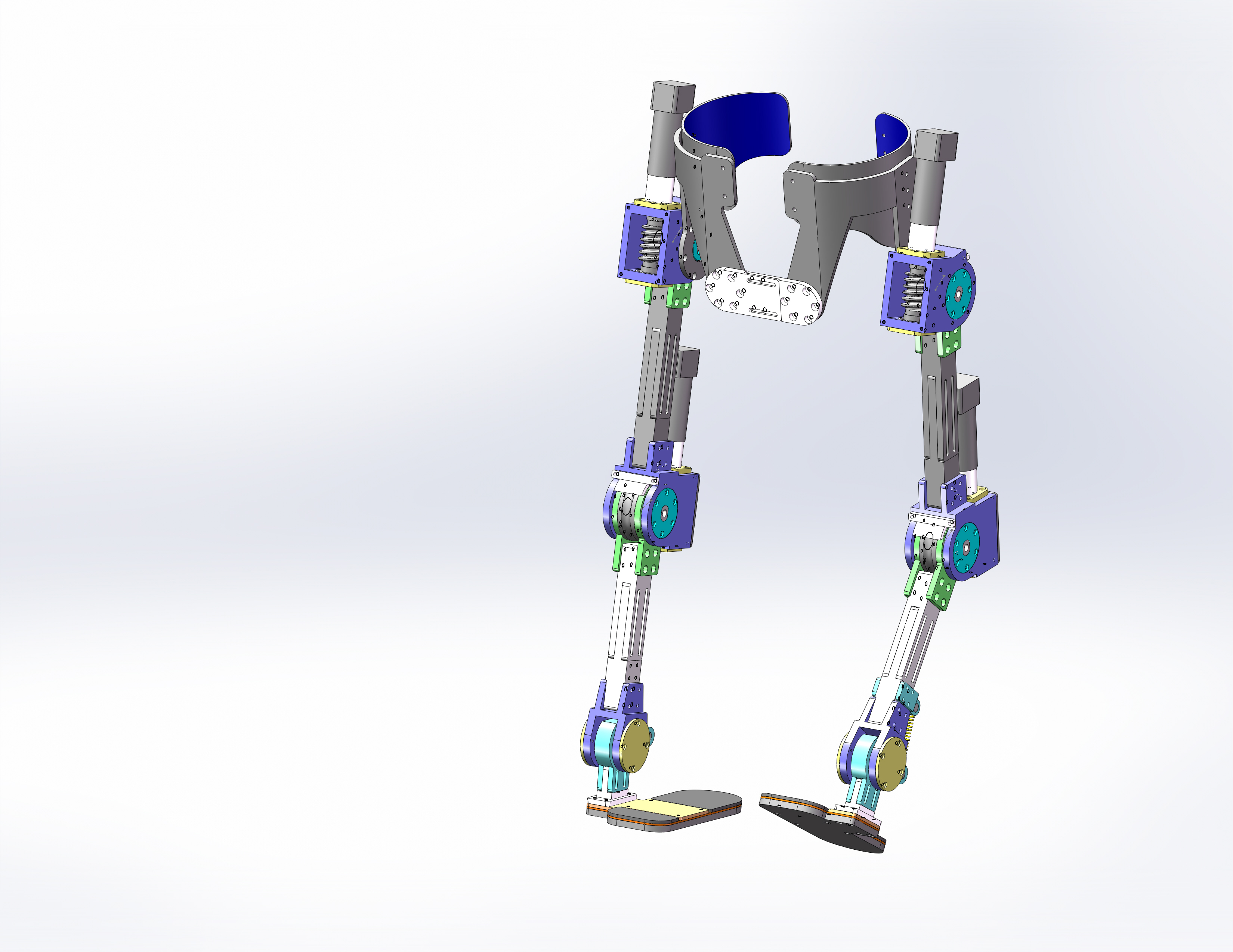 电机直驱全下肢外骨骼