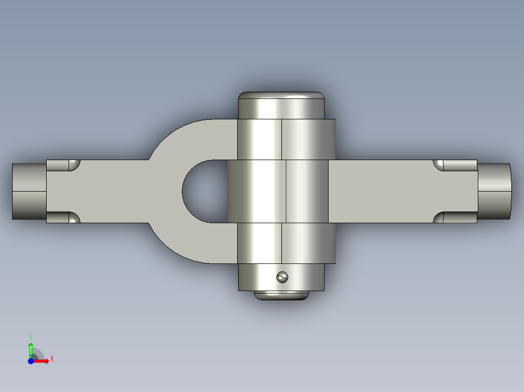 转向节接头组件前视图