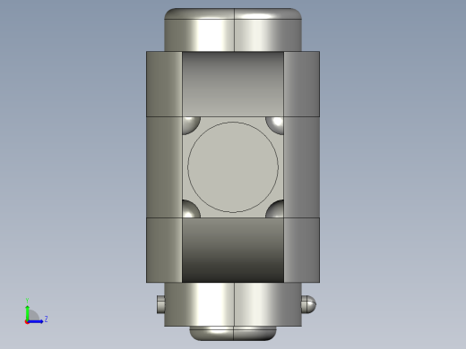 转向节接头组件左视缩略图