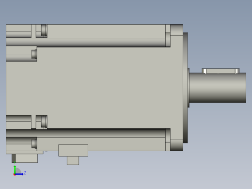 三菱伺服电机hg-kr73左视缩略图