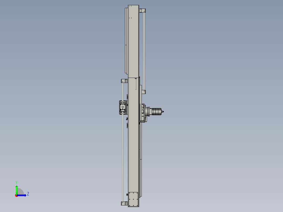 sakcE201902-02-02-00两级升降组件左视图