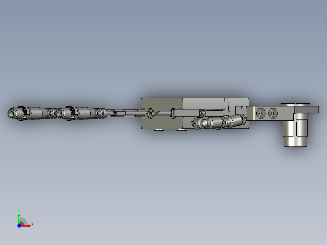 充磁移栽夹爪前视图