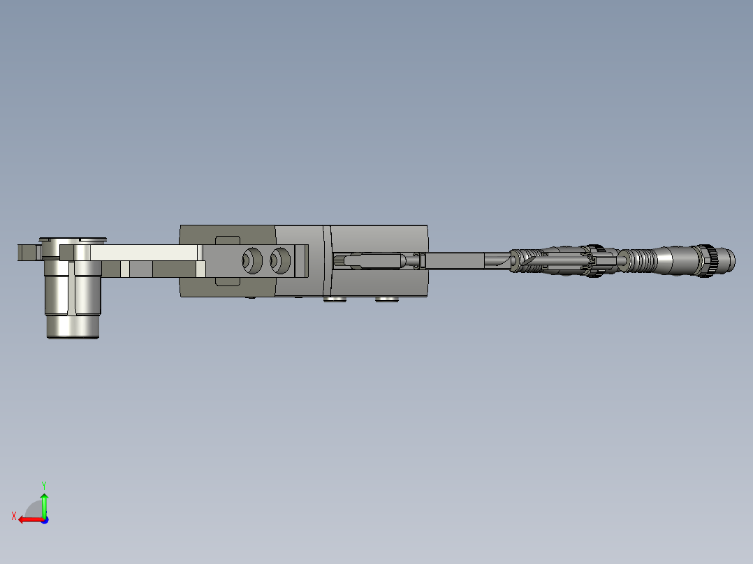 充磁移栽夹爪后视图