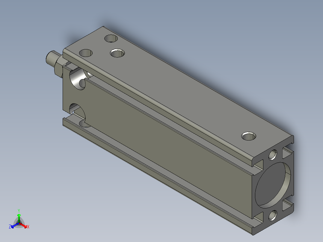 MD16x50S第一夹线左右正等轴测图