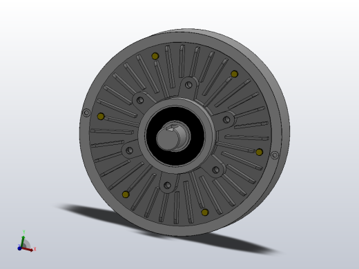 FZ型单出轴、止口支撑、自然冷却磁粉制动器[FZ200]