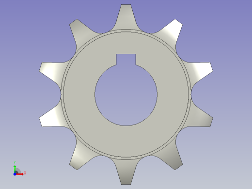 链轮1270-10T前视缩略图