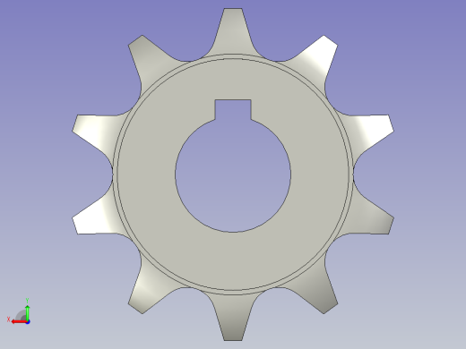 链轮1270-10T后视缩略图