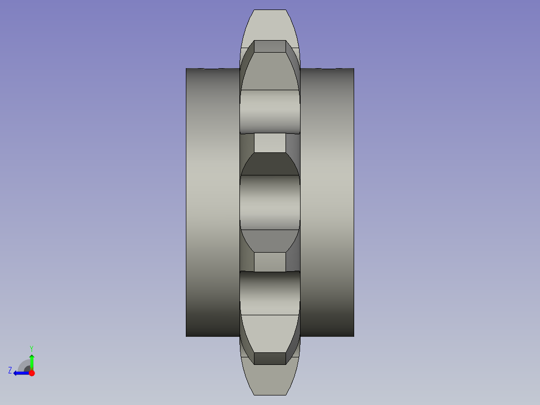 链轮1270-10T右视图