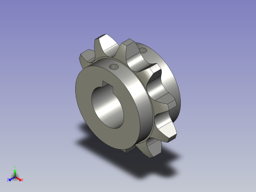 链轮1270-10T正等轴测缩略图