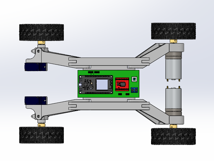 阿克曼转向车模型