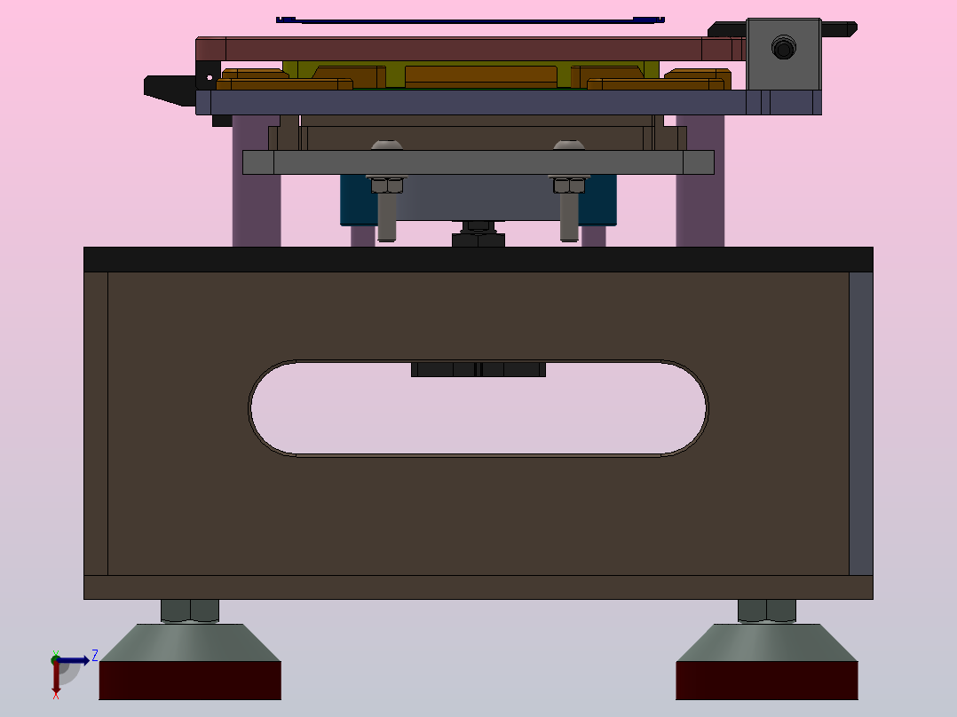 夹具总成胶带右视图