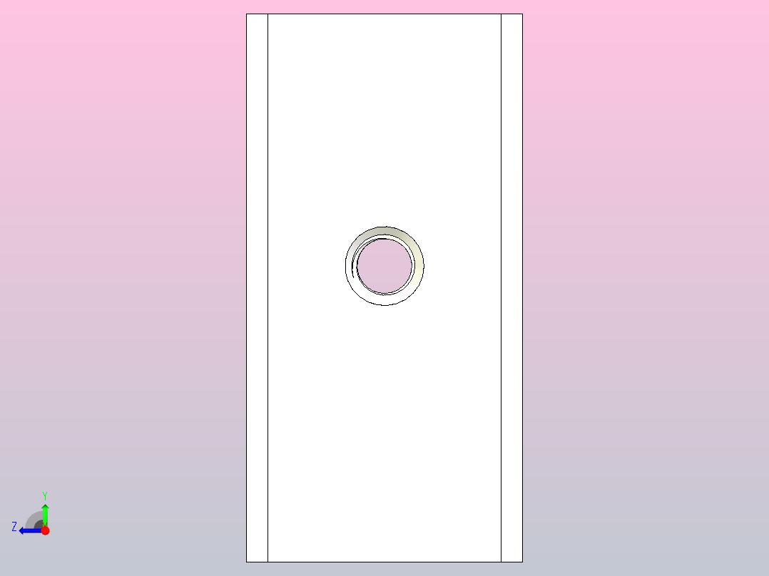 黑色散热器尺寸25 x 12 6 x 6 5 mm孔13 5mm ipt右视图