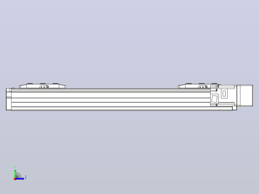 滚珠丝杠线性轴TPA-GCRS-80-1610C-L125-MR-M20-N3左视缩略图