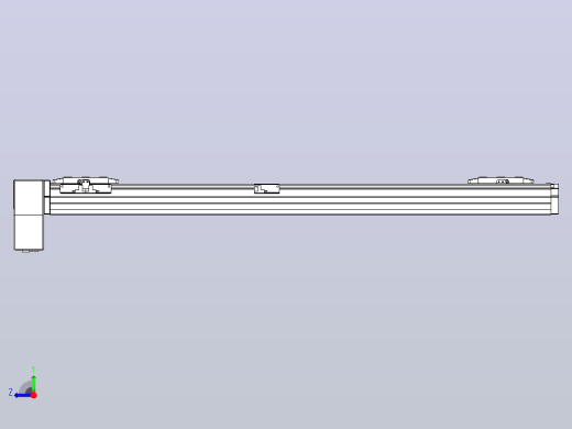 皮带直线轴双滑块型TPA-GCBS-80-P60-L350-RP-M20-N3右视缩略图