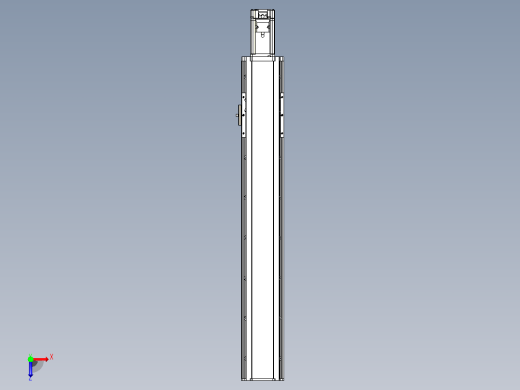 日规模组半封闭丝杆TPA-HNR-105D-1610C-L550-M-C-P20-N3俯视缩略图