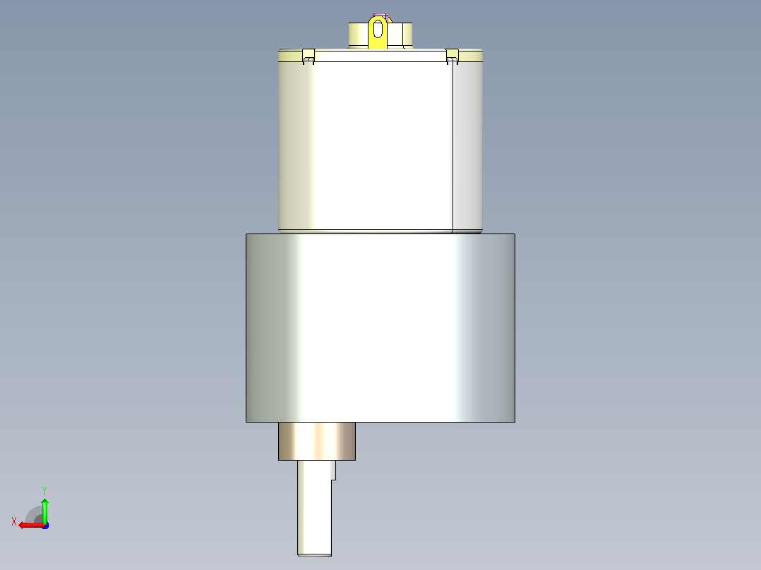 电机DC12后视图