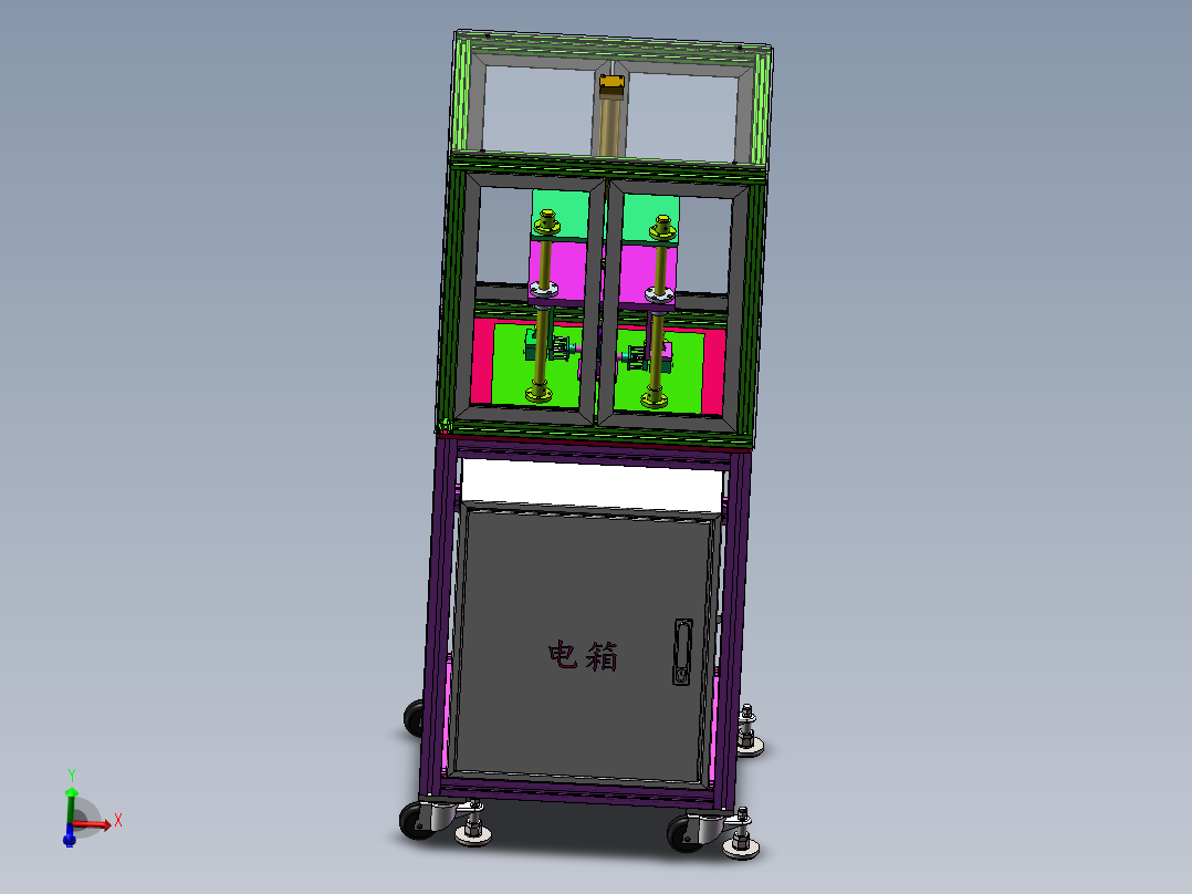 电动阀体检测工装sw18可编辑