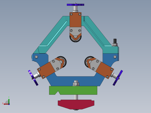 自定心钢管夹具sw18后视缩略图