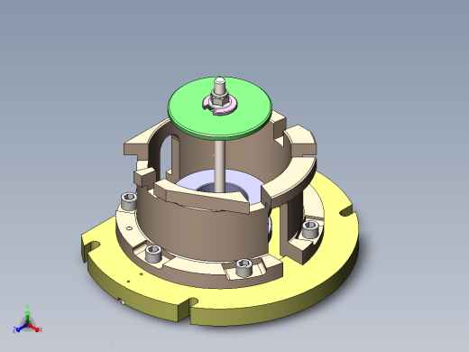 5轴机床夹具Solidworks设计
