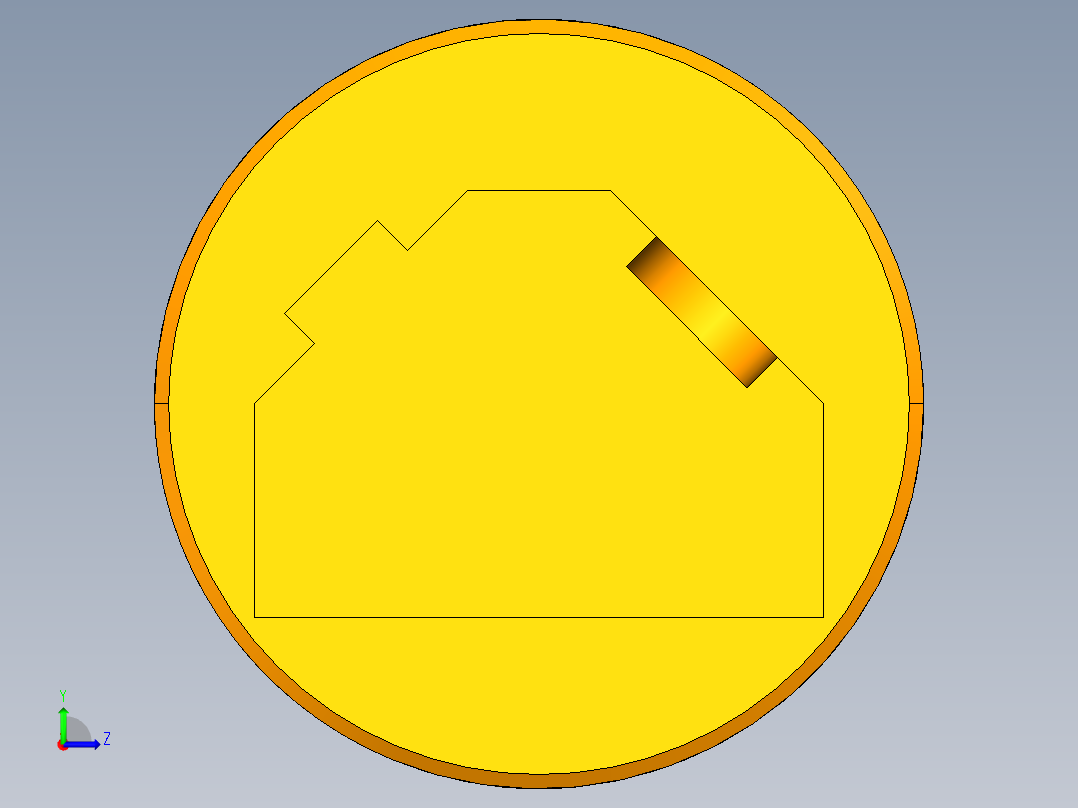 四轴六面体左视图