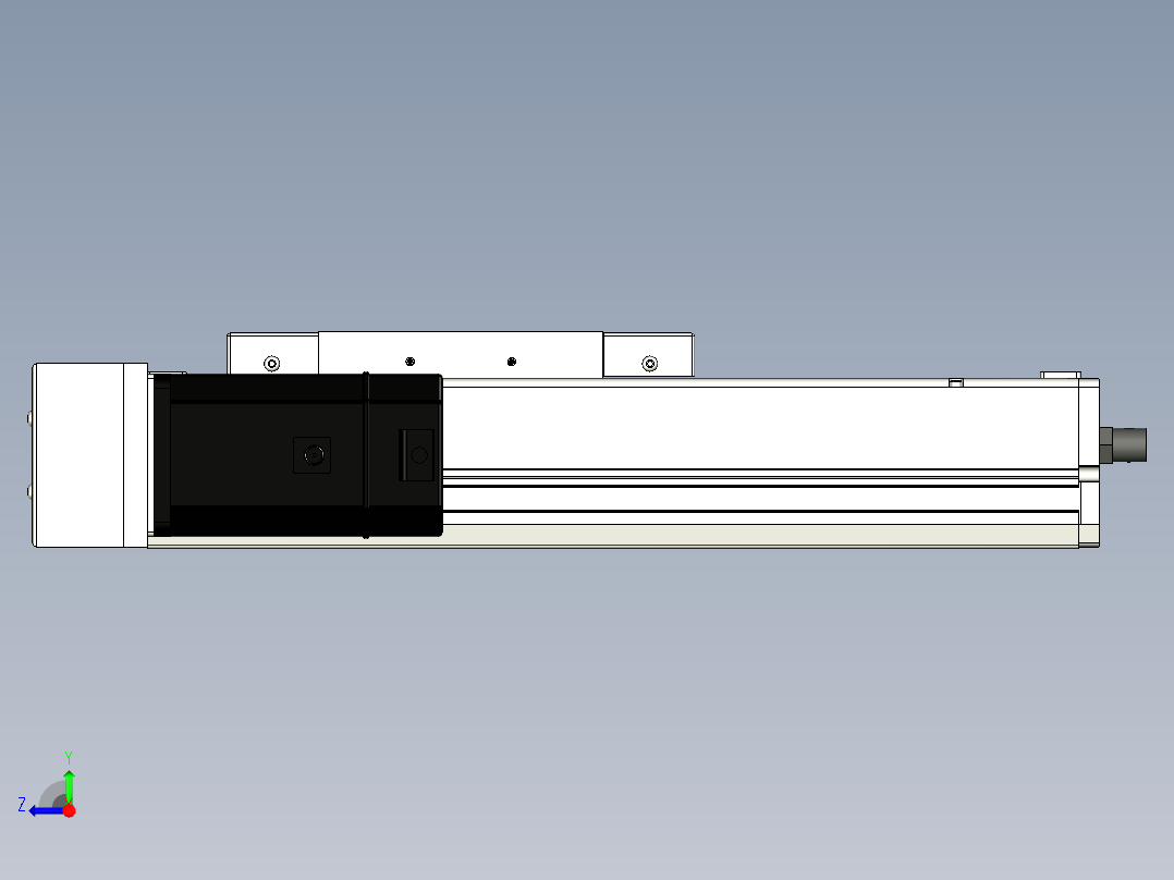 Toyo东佑达直线模组-ECH17-150-BL-750W右视图