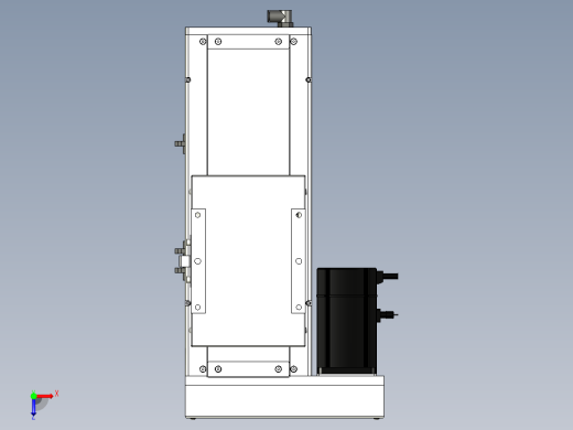 Toyo东佑达直线模组-ECH17-150-BL-750W俯视缩略图