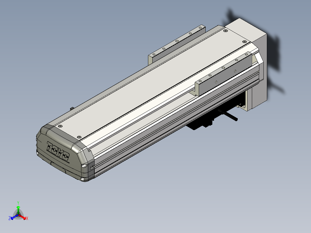 Toyo东佑达直线模组-ETH14-250-BM-400W主视图