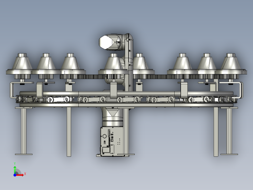 B7_环形轨道生产线前视缩略图