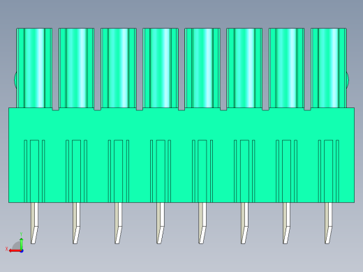 DEGSON 15EDG 系列 3.5mm 插拔式接线端子 FullPack-15EDGB-3.5-08P-14-00AH后视缩略图