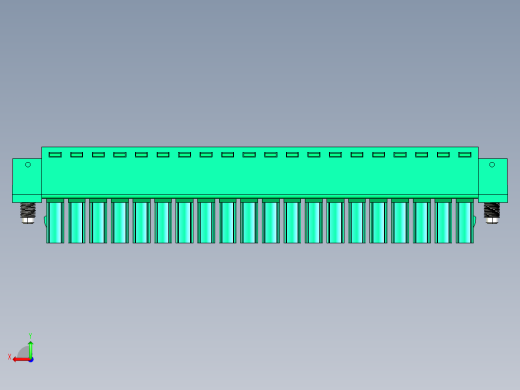 DEGSON 15EDG（公头） 3.5mm 螺钉锁紧，插拔式接线端子 FullPack-15EDGKM-3.5-20P-14-00AH后视缩略图