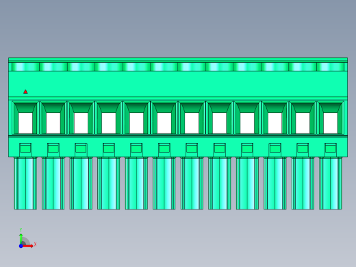 DEGSON 15EDG 系列 3.5mm 插拔式接线端子 FullPack-15EDGKB-3.5-12P-14-00AH前视缩略图