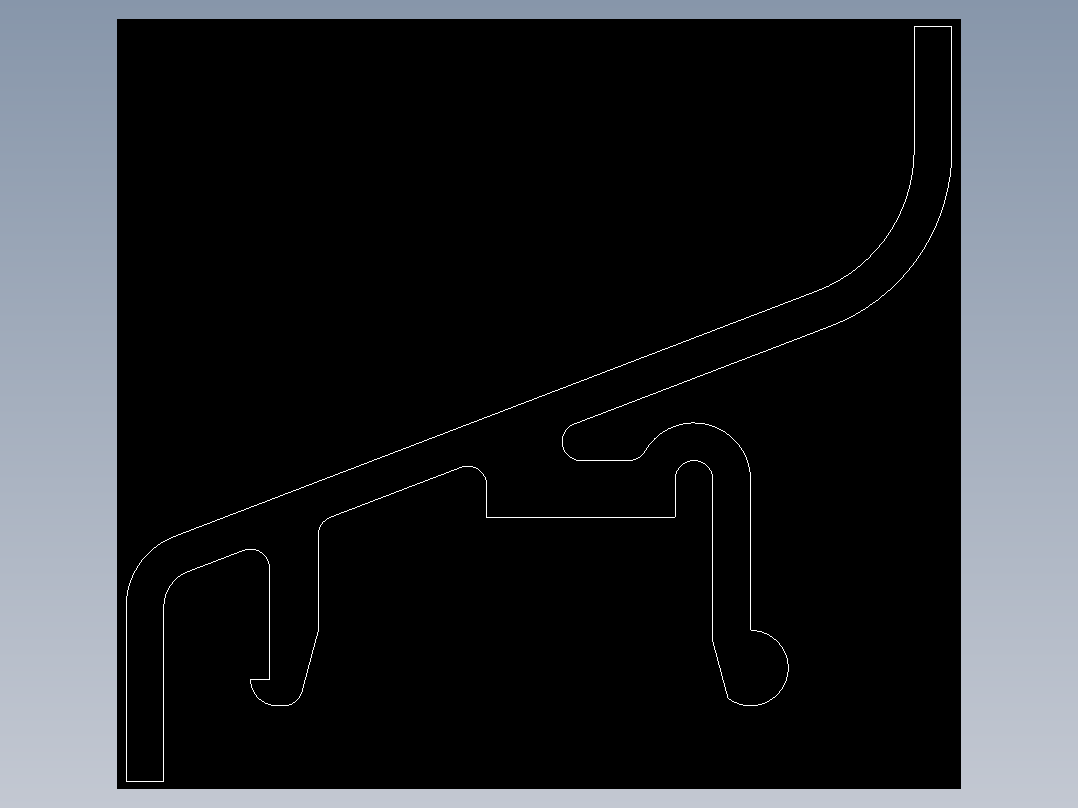 型材-BR PROTECTIVE PANE PROFILE PART B 3842524026.DXF