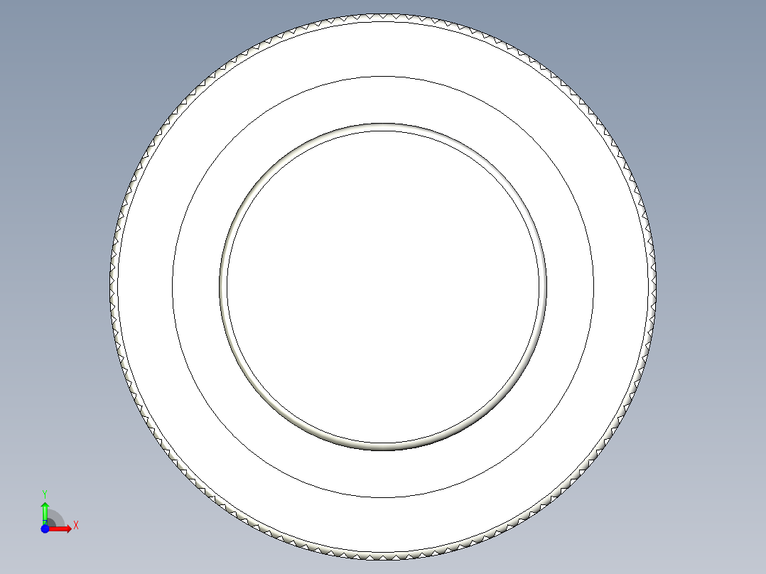 把手(塑膠)1079,1080-3D多系列多零件图纸模型前视图