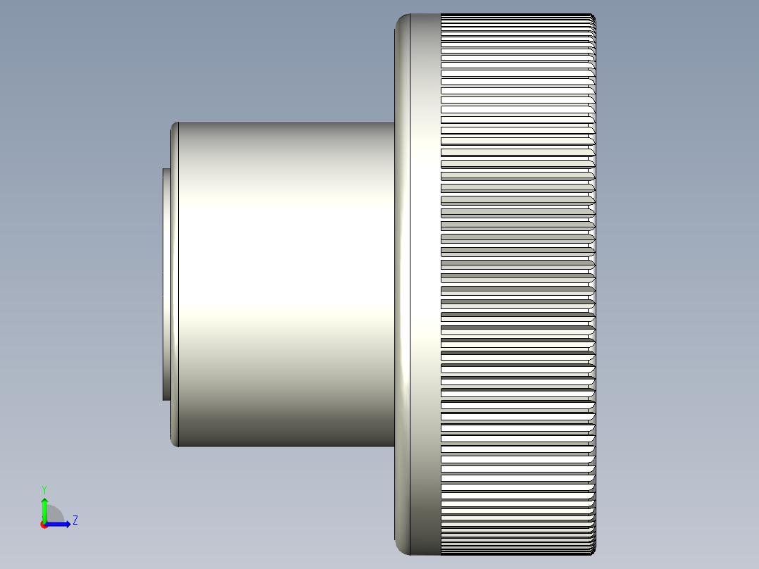 把手(塑膠)1079,1080-3D多系列多零件图纸模型左视图