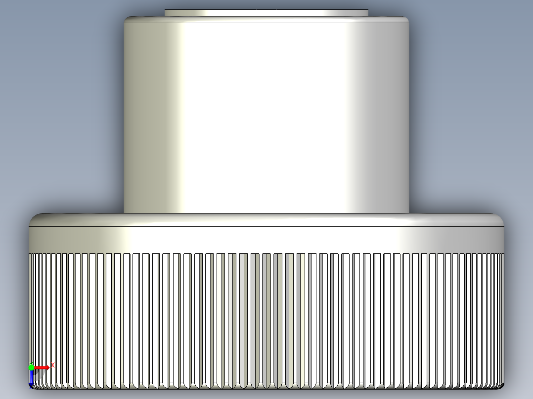 把手(塑膠)1079,1080-3D多系列多零件图纸模型俯视图
