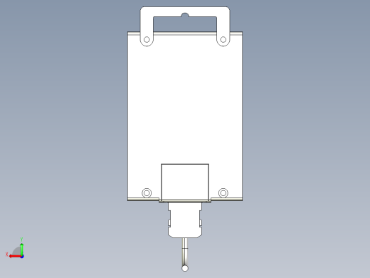 基恩士KV-HPD1_kc图纸模型后视缩略图