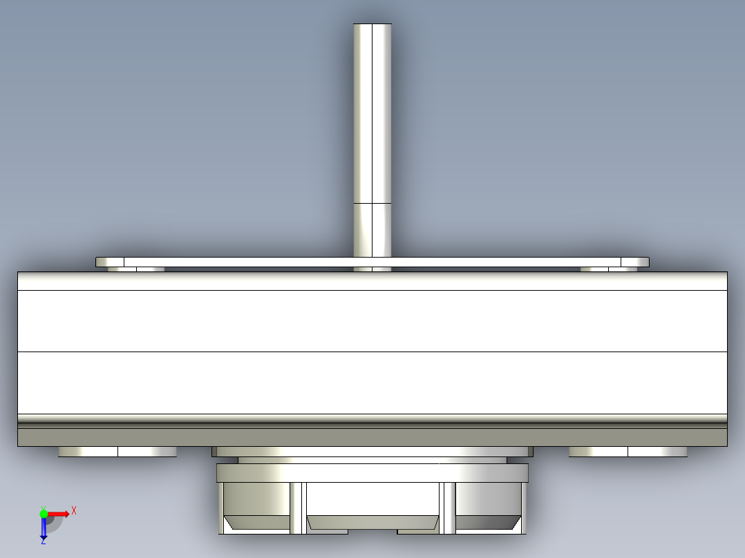 基恩士KV-HPD1_kc图纸模型俯视图
