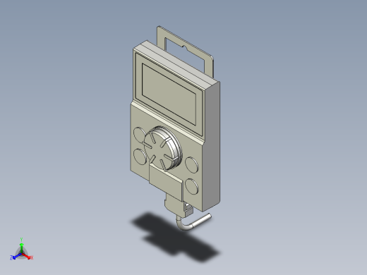 基恩士KV-HPD1_kc图纸模型正等轴测缩略图