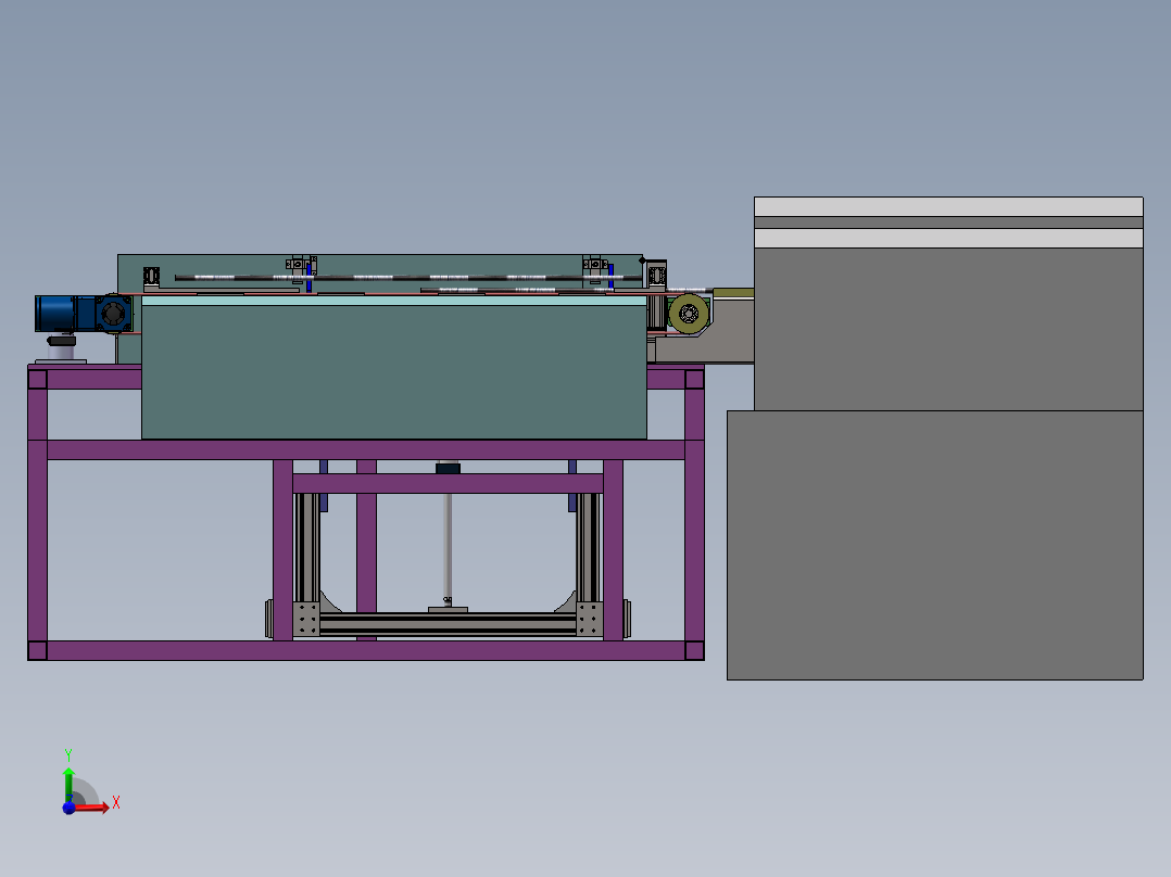 研磨自动上下料前视图