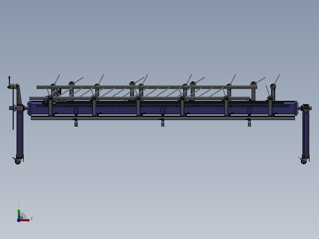 焊接变位机前视图