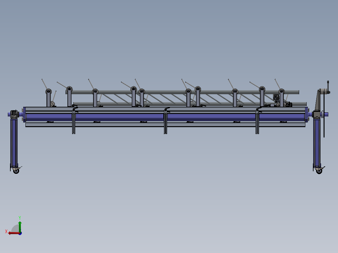 焊接变位机后视图