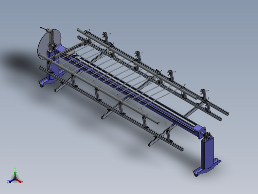 焊接变位机正等轴测缩略图