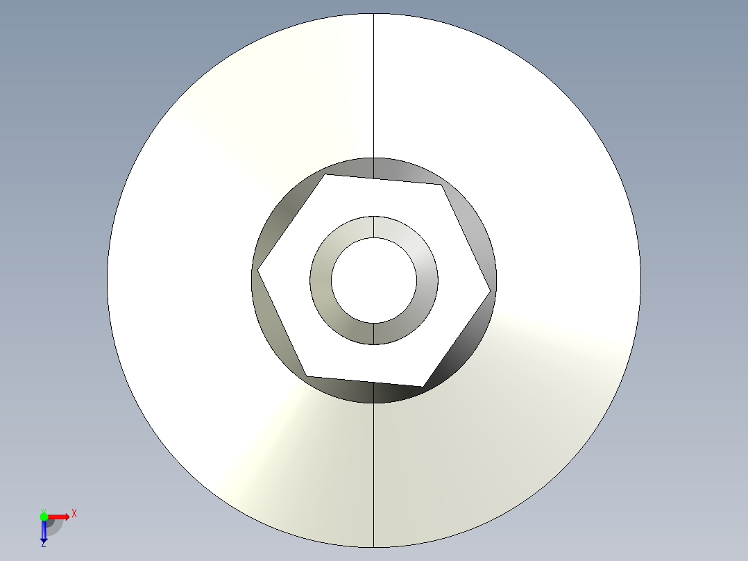 水平調整腳座(SUS製)LM-3D多系列多零件图纸模型俯视图