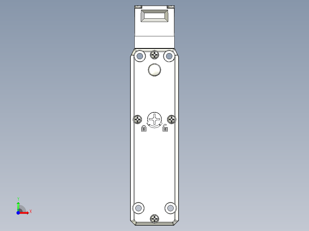 安全_区域传感器SDS03-2前视图