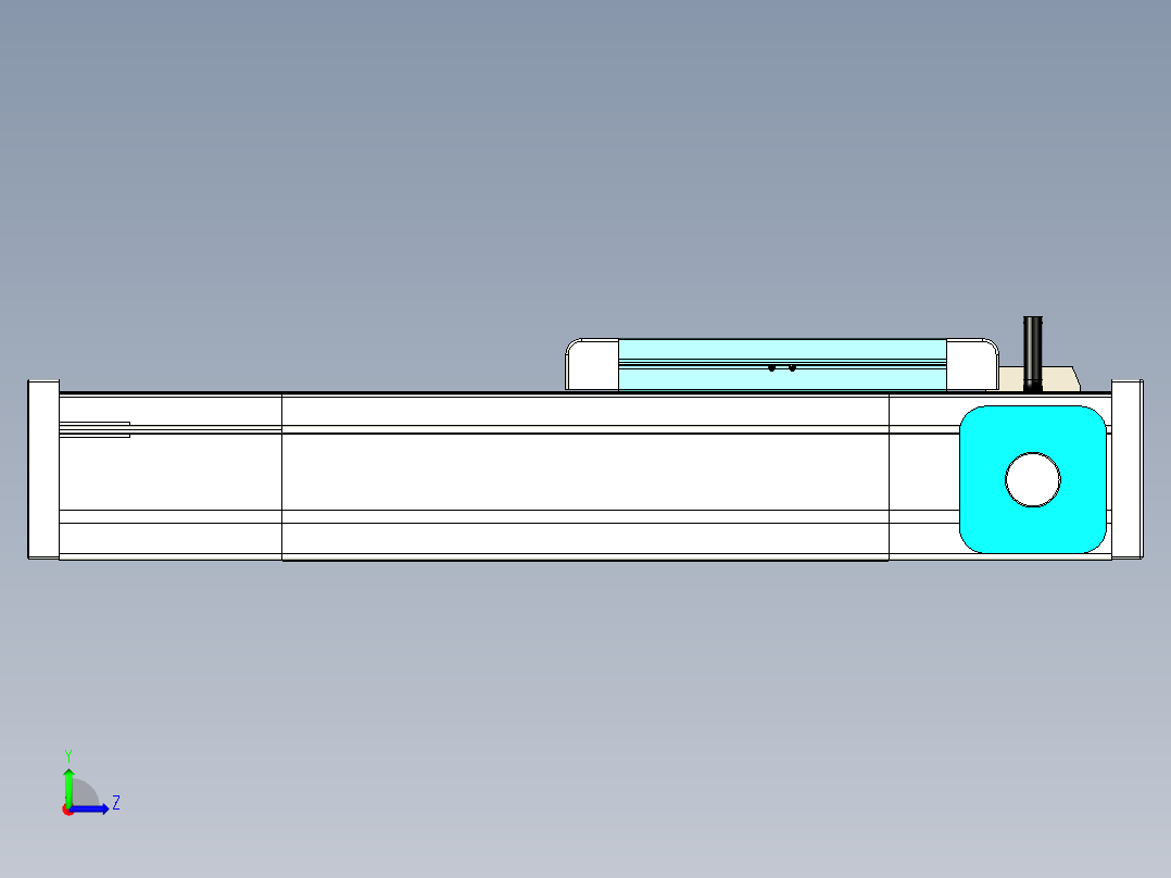 欧规系列-LB6A-L130-S150-BL-ZP40-C3左视图