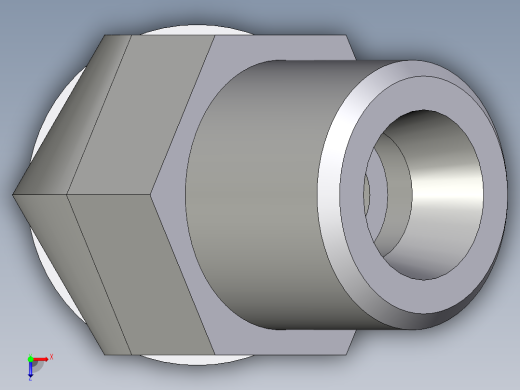 卡套式工业通用硬管接头EO_Adjustable_locknut_45_deg_elbow_VEE08SROMDCF俯视缩略图