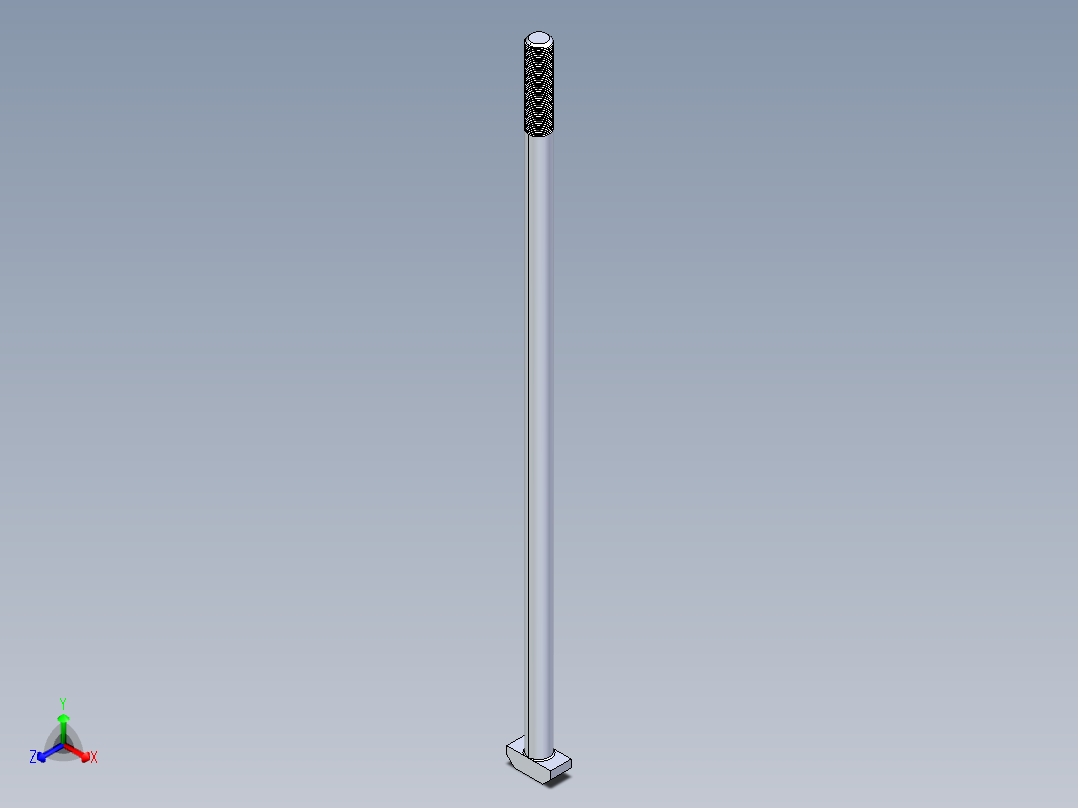 地脚螺栓M24至M100正等轴测图
