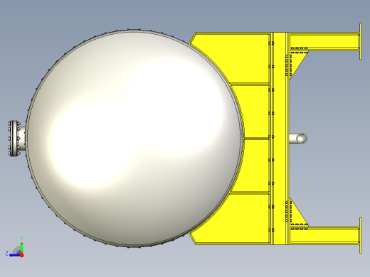 水箱冷却冷却罐俯视缩略图